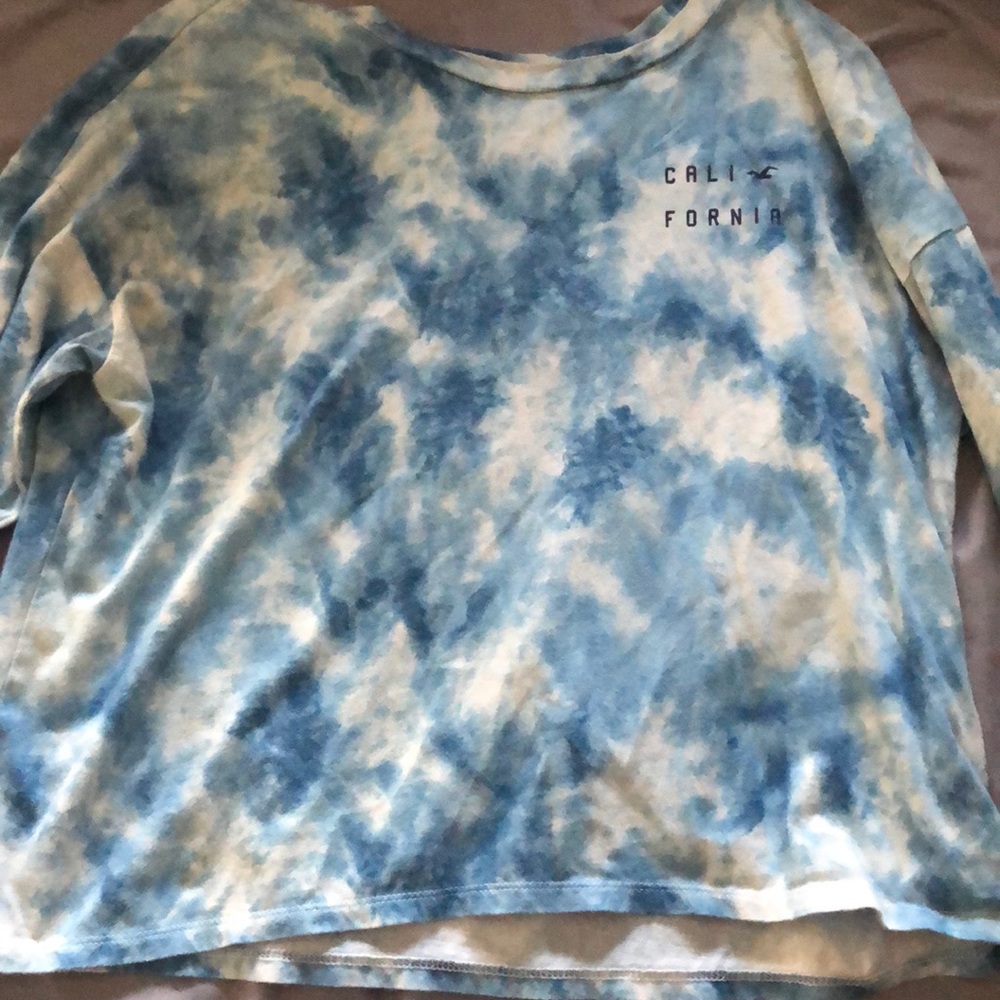Hollister tie dye graphic tee